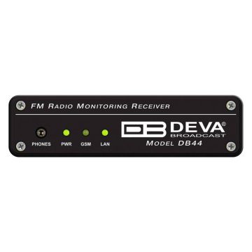 DEVA Broadcast DB44 Compact FM Radio Monitoring Receiver