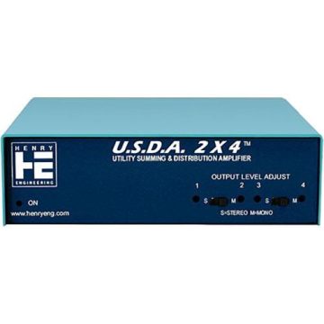 Henry Engineering Usda 2X4 Utility Summing & Distribution Amplifier Two