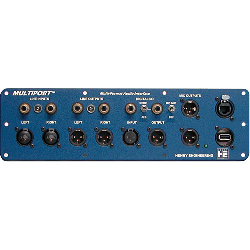 Henry Engineering Multiport Multi-Format Audio Interface Panel