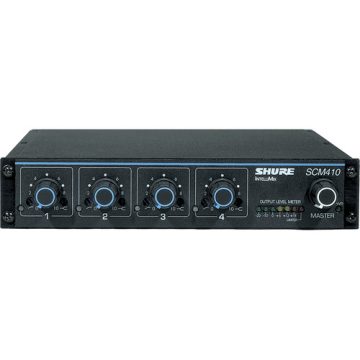 Shure SCM410 4 Channel Automatic Microphone Mixer 110V