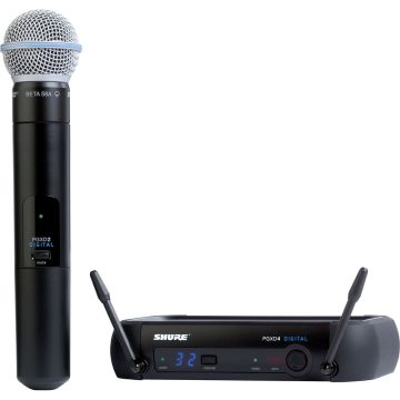 Shure PGXD24/BETA58 Pgx Digital Handheld Wireless System UHF Frequency Agile