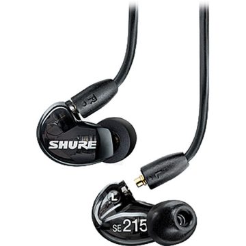 Shure SE215-K Pro Sound-Isolatring Earphones Black