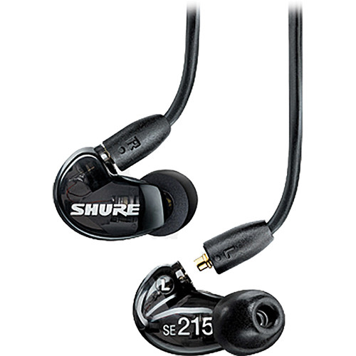 Shure SE215-K Pro Sound-Isolatring Earphones Black