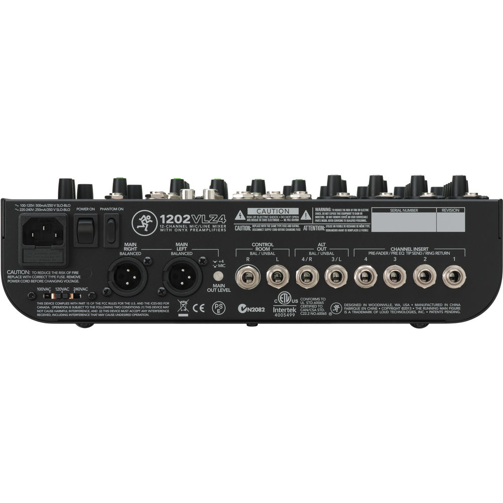 Mackie 1202VLZ4 12-Channel Compact Mixer - Image 4
