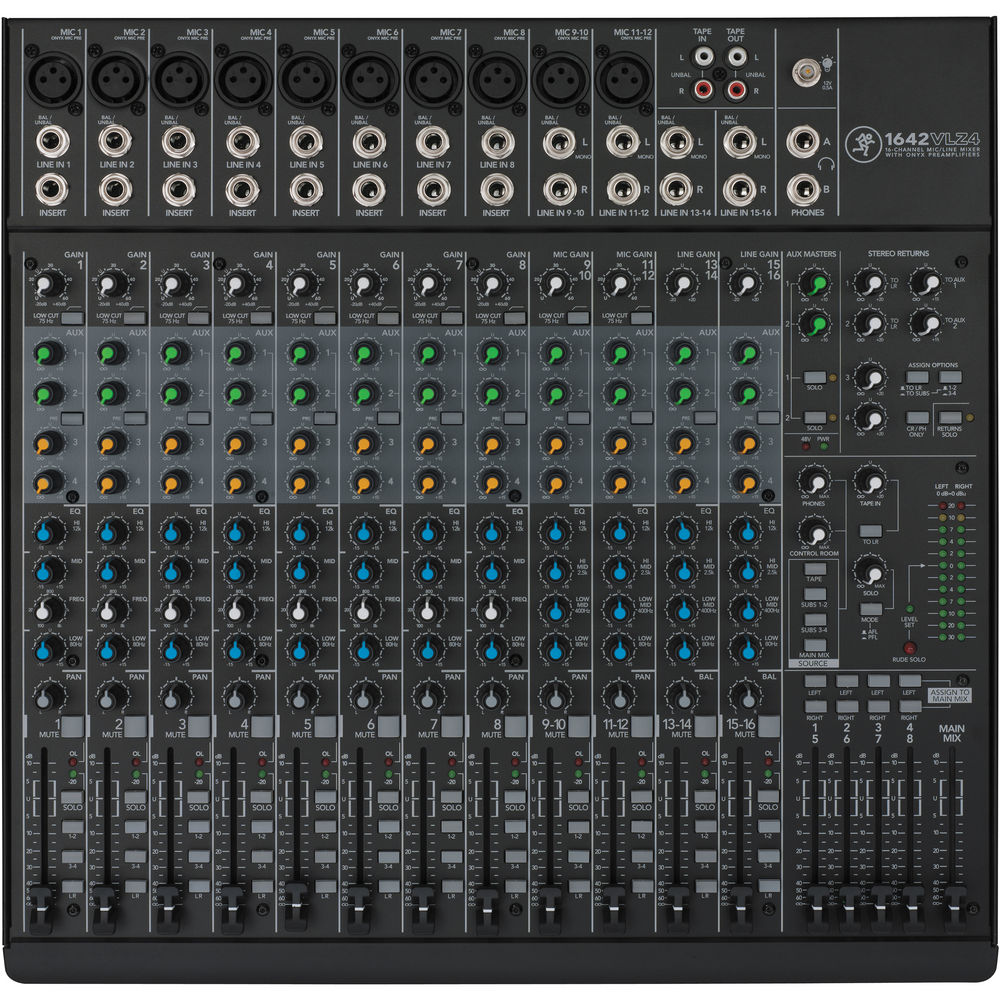 Mackie 1642VLZ4 16-Channel Compact 4-BUS Mixer - Image 2