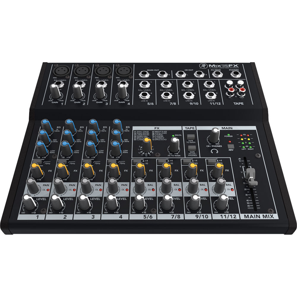 Mackie MIX12FX 12-Channel Compact Mixer w/ FX - Image 2