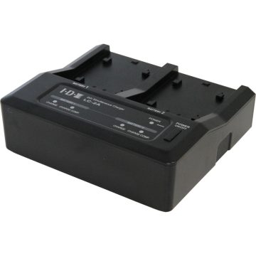 IDX LC-2A 7.4V 2 CH Simultaneous Charger w/Interchangeable Mounts for