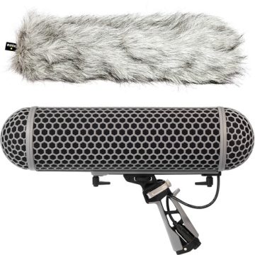 RØDE Blimp Windshield and Ricote Shock Mount Suspension System for Shotgun
