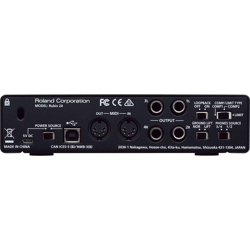 Roland RUBIX24 USB Audio Interface – 2 in / 4 Out - Image 3