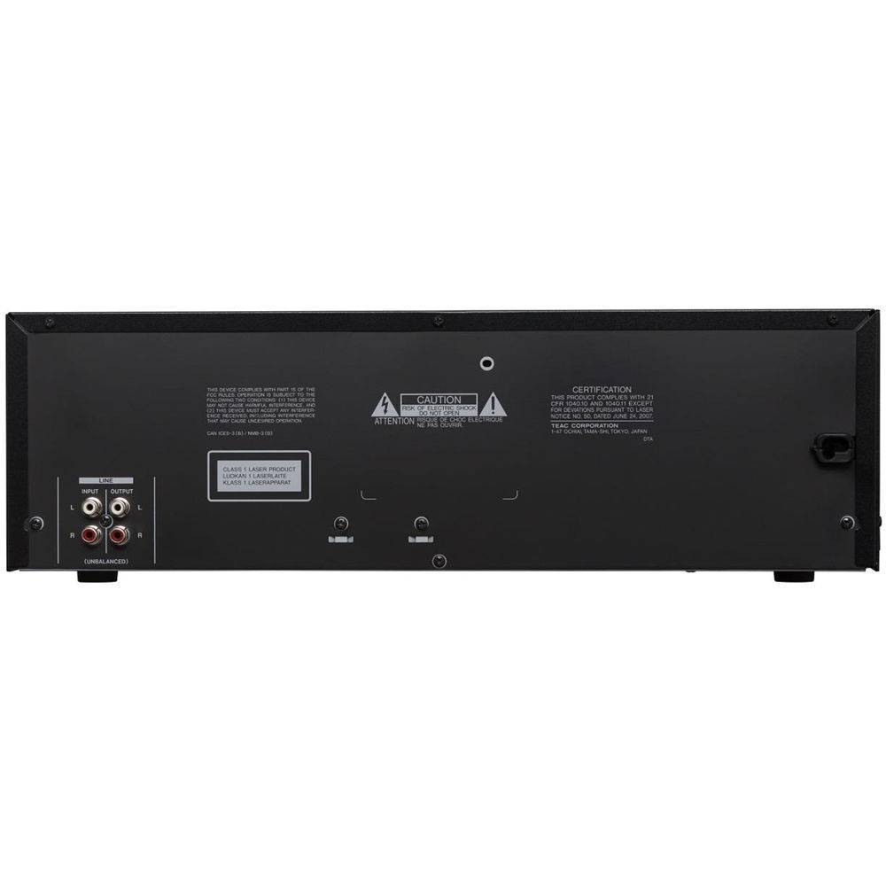TASCAM CD-A580 Combo CD Player / Cassette Recorder / USB Recorder - Image 2