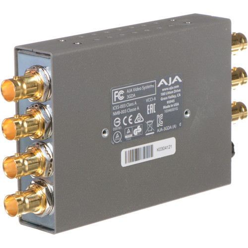AJA 3GDA 1X6 3G HD/SD SDI Reclocking Distribution Amplifier - Image 2