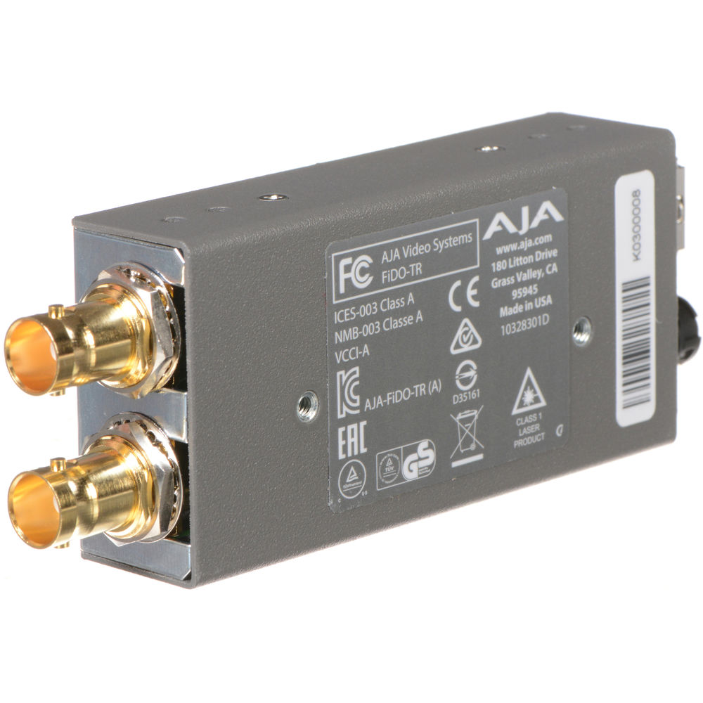 AJA FiDO-4R 4-Channel Single Mode LC Fiber to 3G-SDI Receiver - Image 2