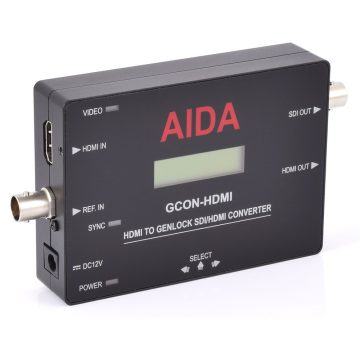 AIDA Gcon-HDMI HDMI Genlock Converter w/ Active Loop Out