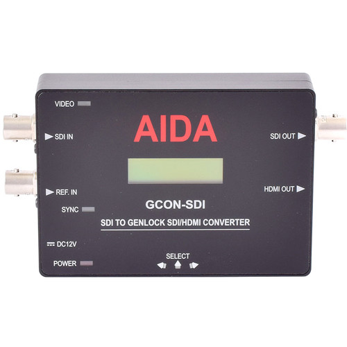 AIDA Gcon-SDI SDI Genlock Converter w/ Active Loop Out - Image 2
