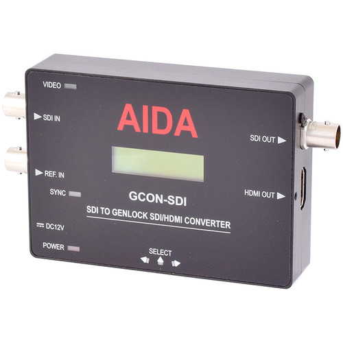 AIDA Gcon-SDI SDI Genlock Converter w/ Active Loop Out - Image 3