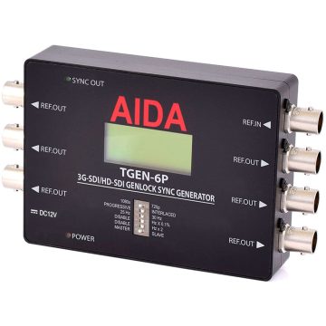 AIDA TGEN-6P 3G-SDI/HD-SDI Tri-Level Genlock Sync Generator