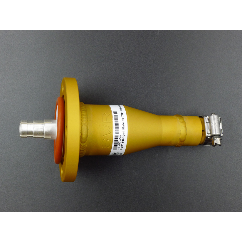 SWR 150735 1-5/8" Flanged Male to 7/8" Unflanged Male Tapered Reducer