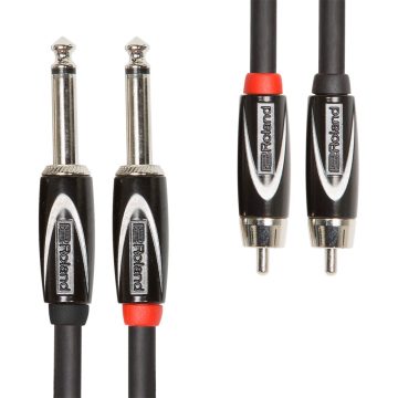 Roland RCC-15-2R28 15FT / 4.5M Interconnect Cable, Dual RCA-1/4"