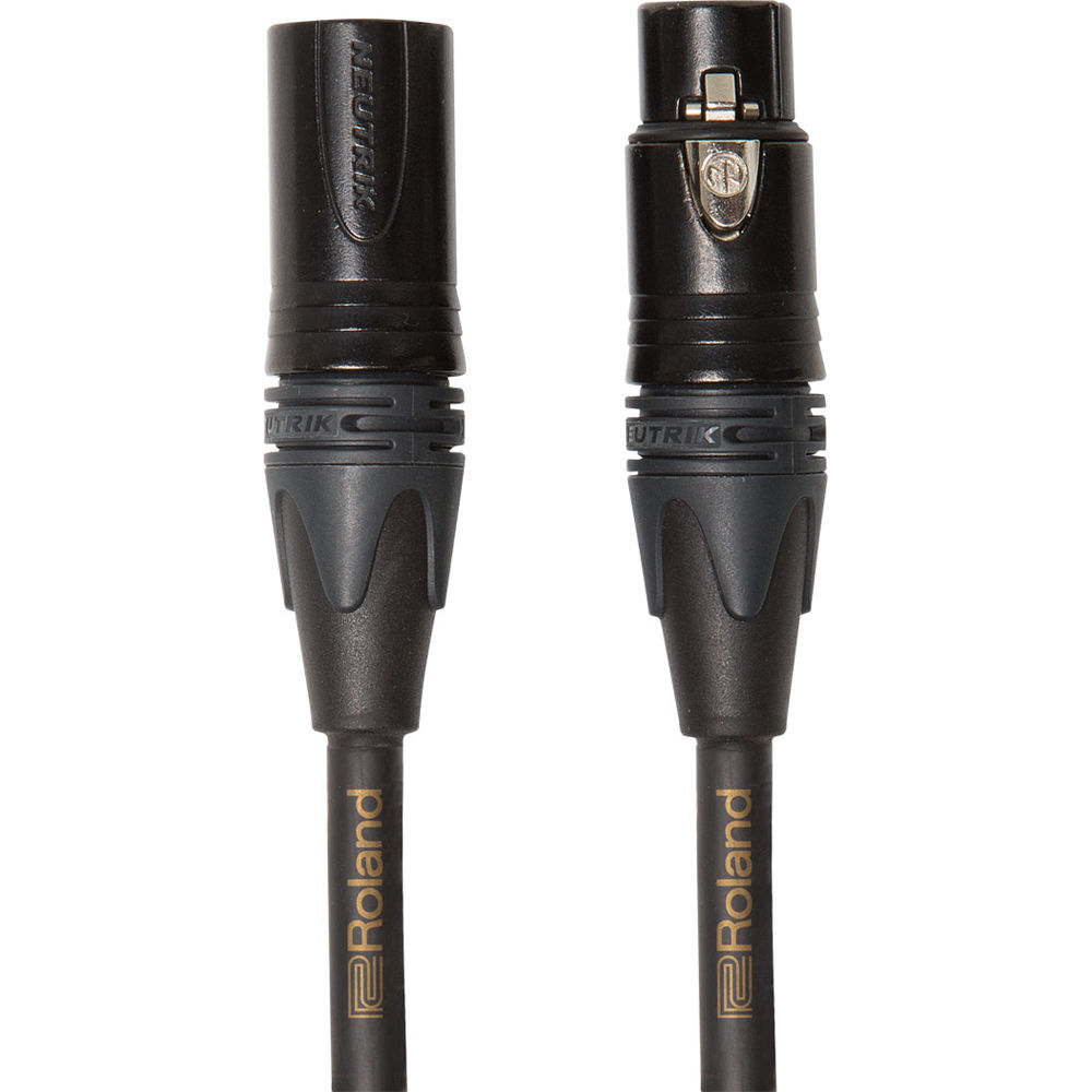 Roland RMC-G15 15FT / 4.5M Microphone Cable – Gold Series