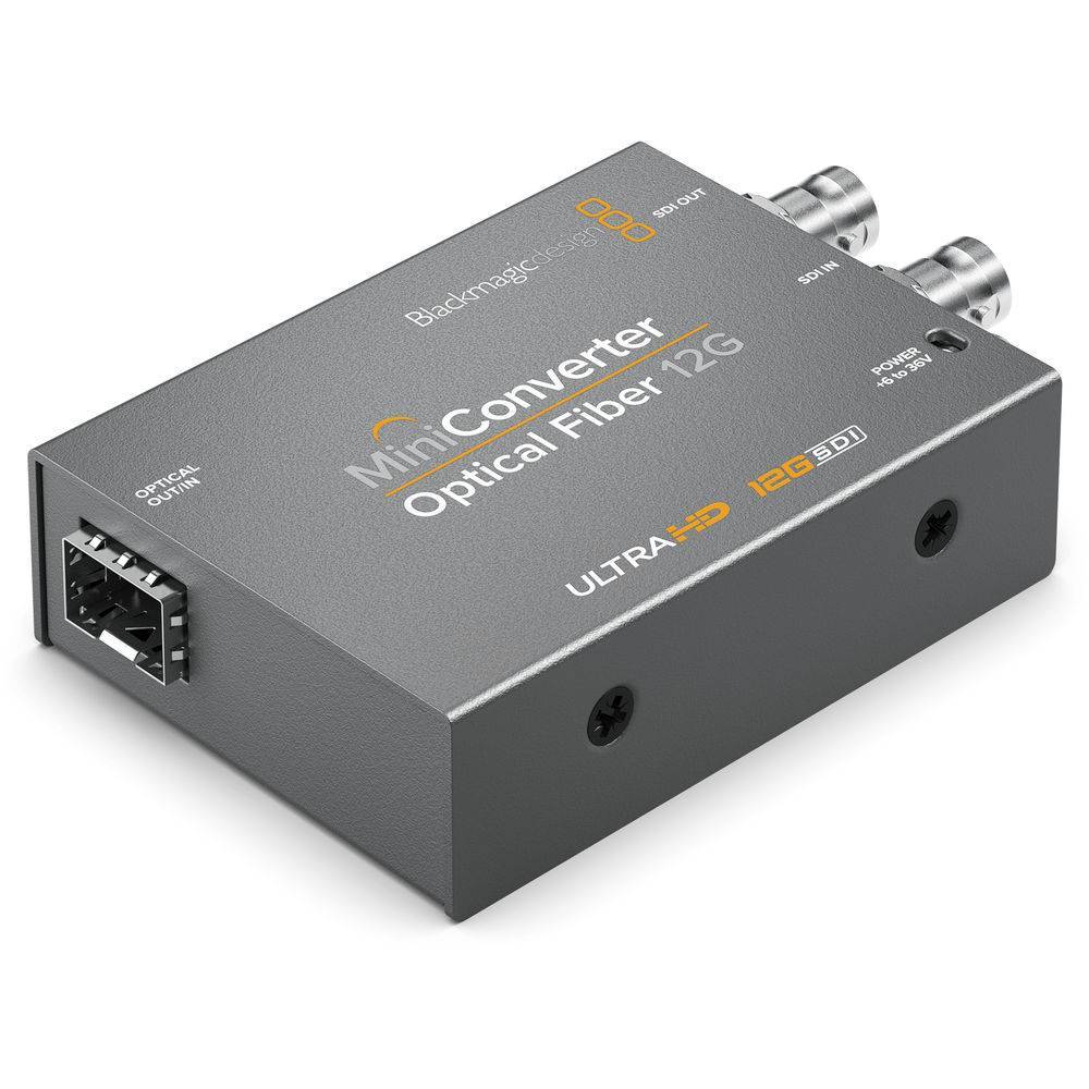 Blackmagic Design BMD-CONVMOF12G Mini Converter Optical Fiber 12G - Image 2