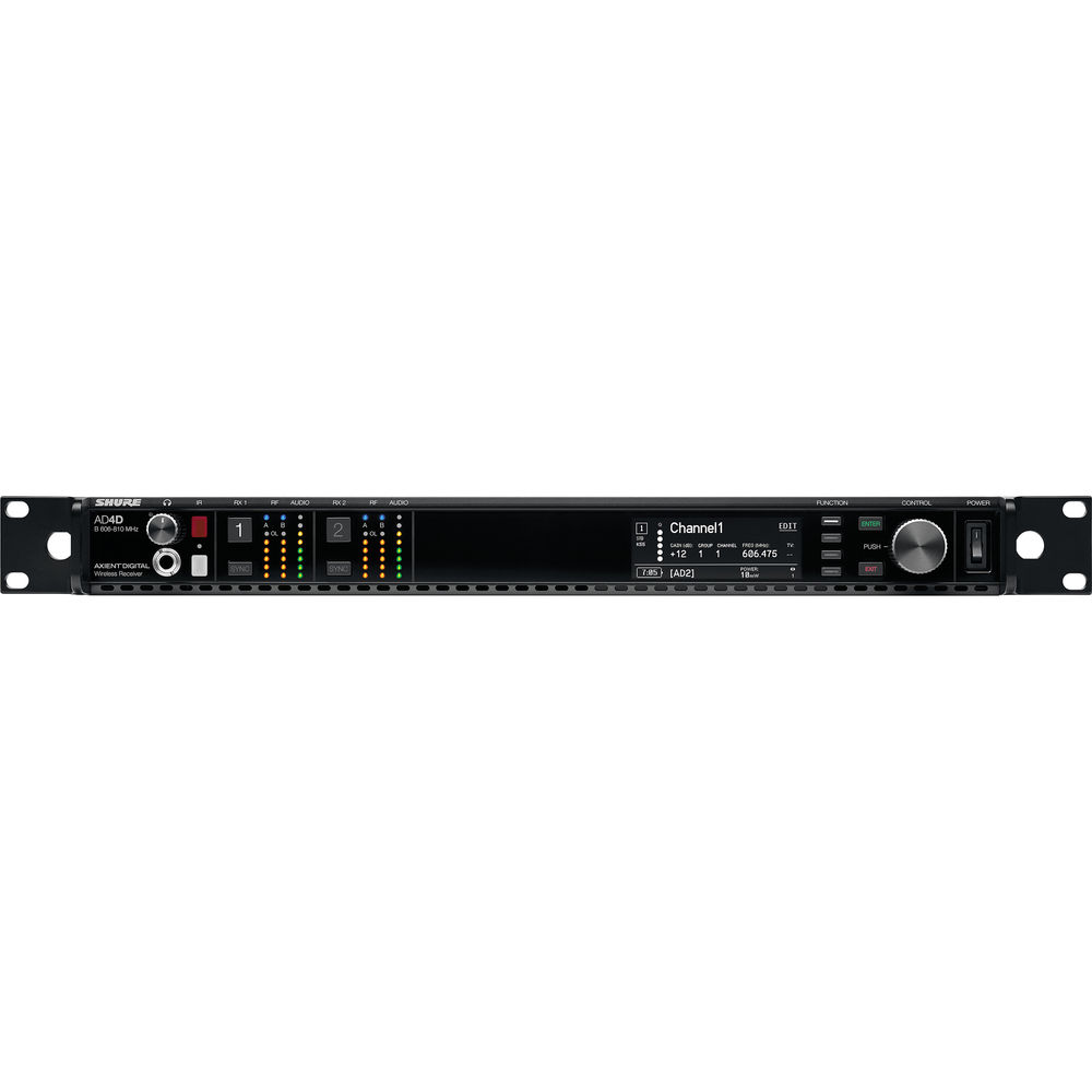 Shure AD4D-DC-A Axient Dual Channel Wireless Receiver
