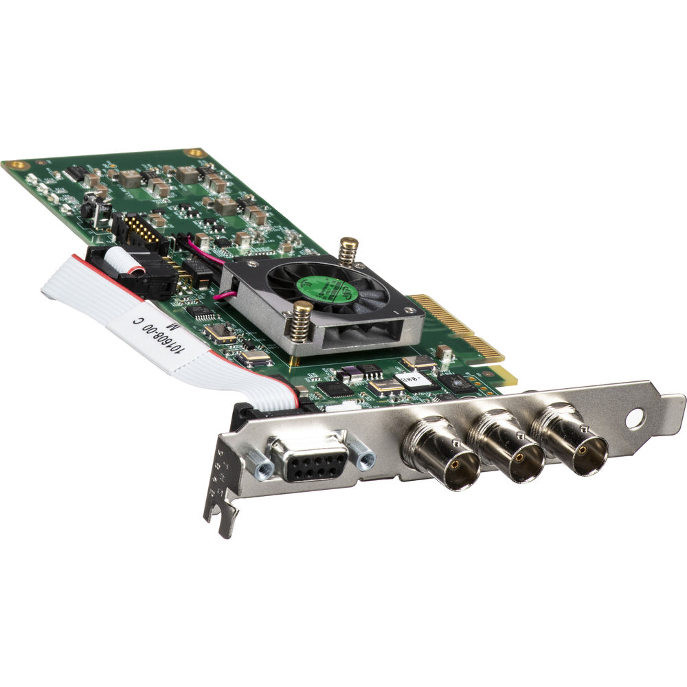 AJA KONA-1-T-R0 Single Channel 3G/1.5G-SDI I/O Tall RS-422 Pcie 2.0 Card - Image 3