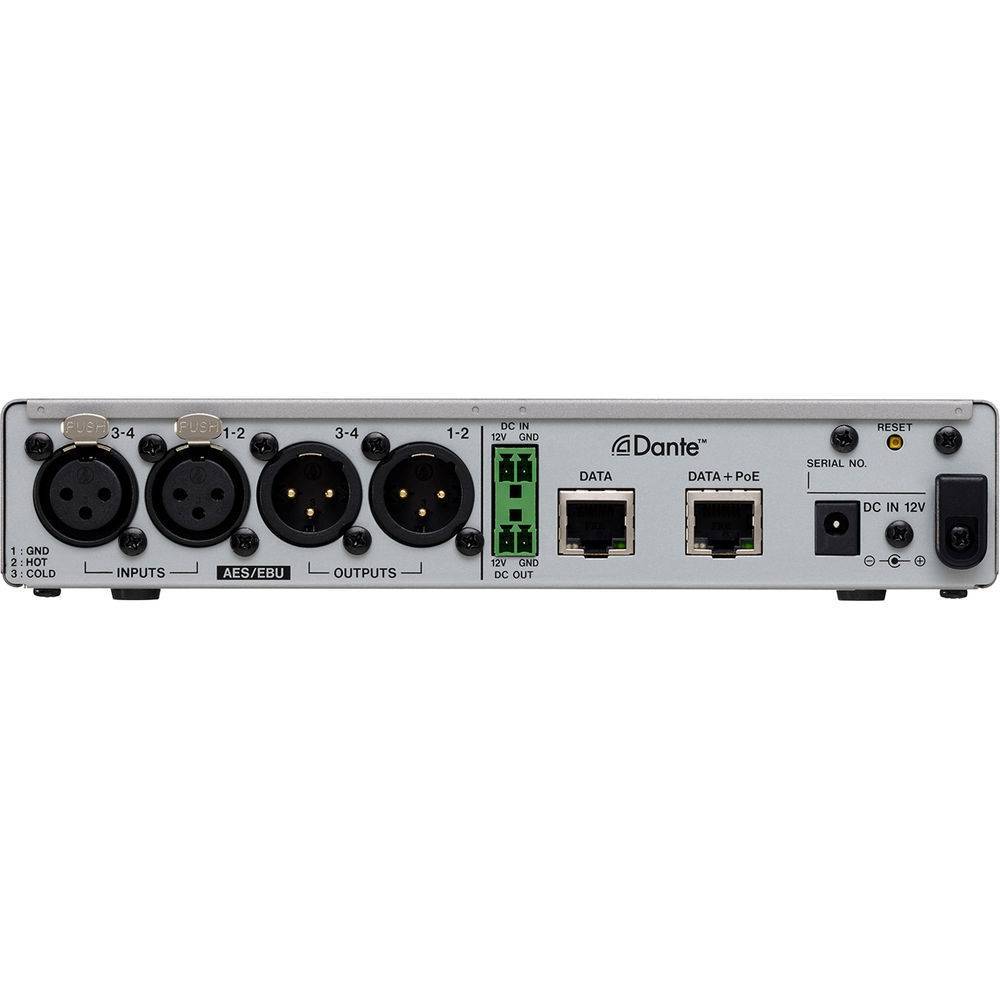 TASCAM AE-4D AES/EBU Dante Converter w/Built-in DSP - Image 2