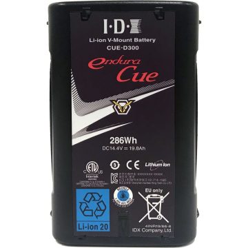 IDX CUE-D300 LI-Ion High Load V-Mount Battery