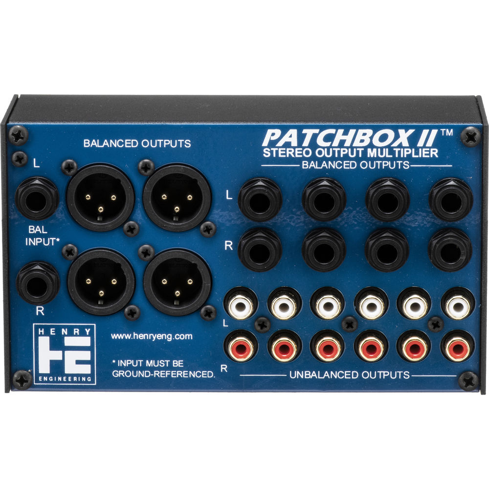 Henry Engineering Patchbox II Analog Stereo Output Multiplier and Signal - Image 2