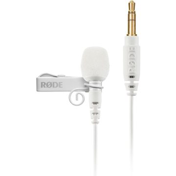 RØDE Lavalier GO White Professional-Grade Wearable Microphone Designed for a