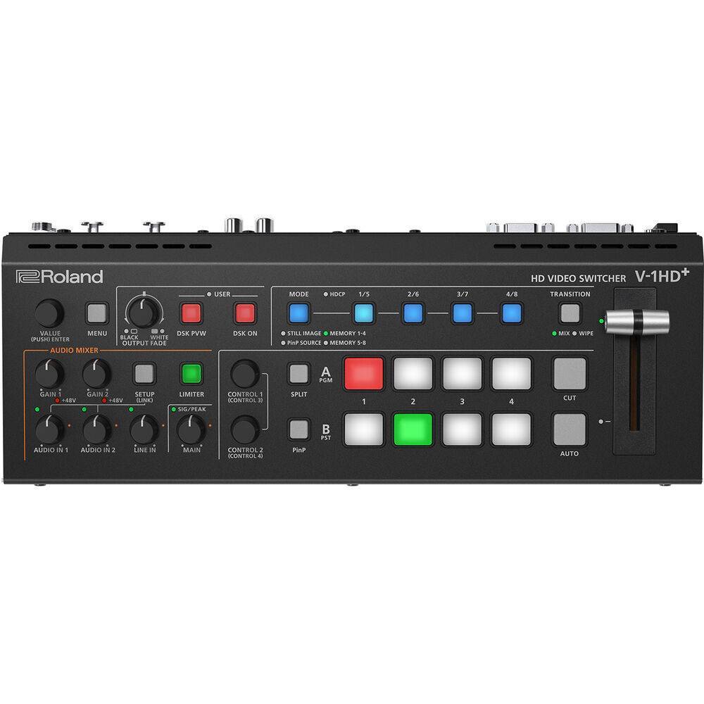 Roland V-1HD Str – 4 Channel HDMI – Streaming Bundle w/ UVC-01