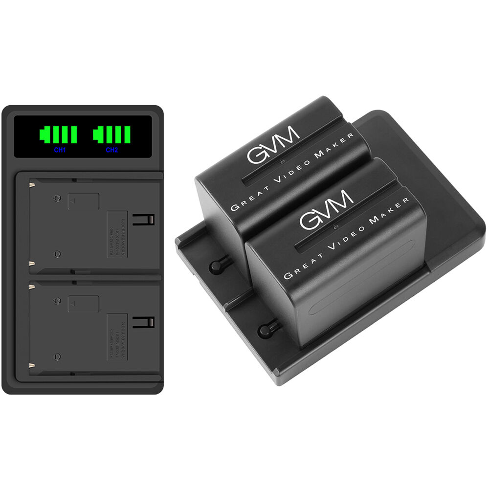 GVM VM-F970 2x NP-F970 6600MAH Batteries - Image 4