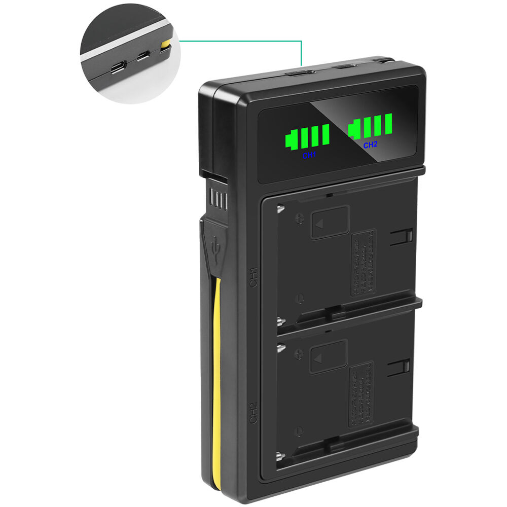 GVM VM-F970 2x NP-F970 6600MAH Batteries - Image 2