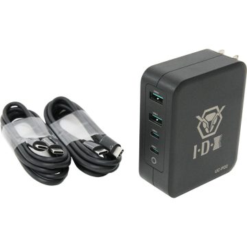 IDX UC-PD2 Portable Quad Channel 2 USB-C USB-a Charger Providing a/C or