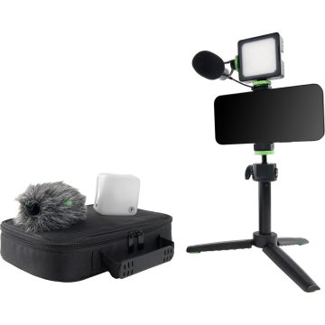 Mackie EM-93MK EM-93MK Phone/Camera Microphone & LED Light Kit
