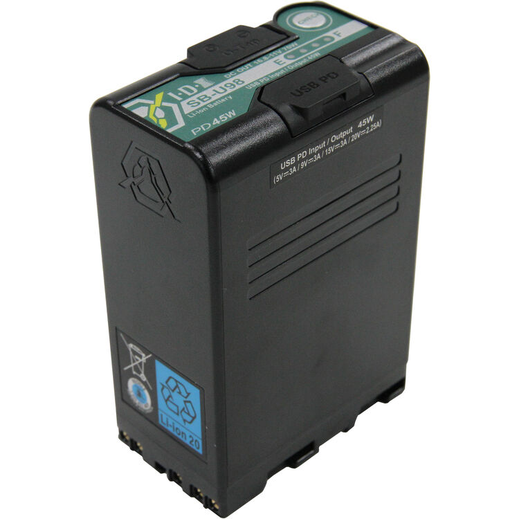IDX MC-2U98-PD Kit with (2) SB-U98 PD Batteries - Image 2