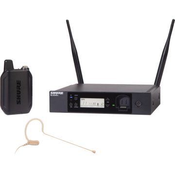 Shure GLXD14R+/MX53-Z3 the Glx-D+ Dual Band Wireless Rack System Features the
