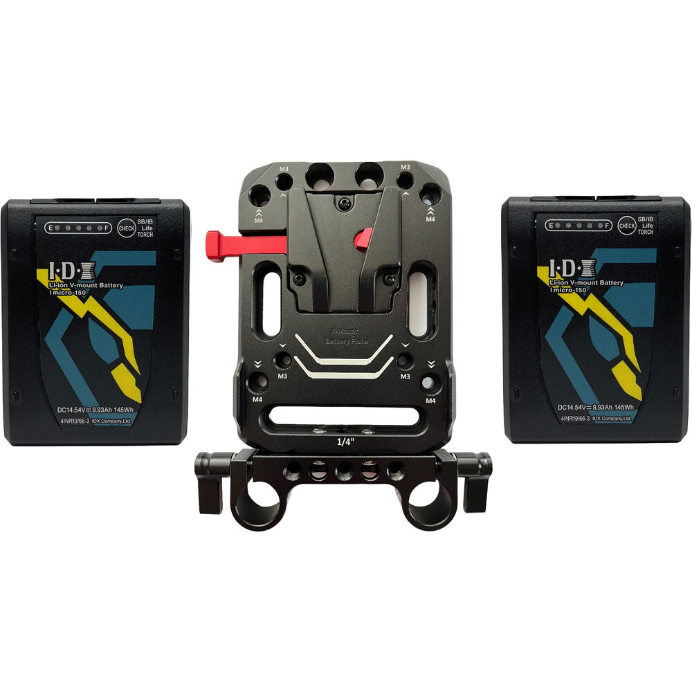 IDX M150VPK IMICRO-150 (2X ) & Free Smallrig V-Mount Plate