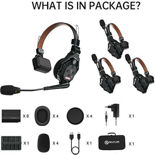 Hollyland Solidcom C1-PRO-4S Full-Duplex 4-PERSON Noise Cancelling Headset - Image 3