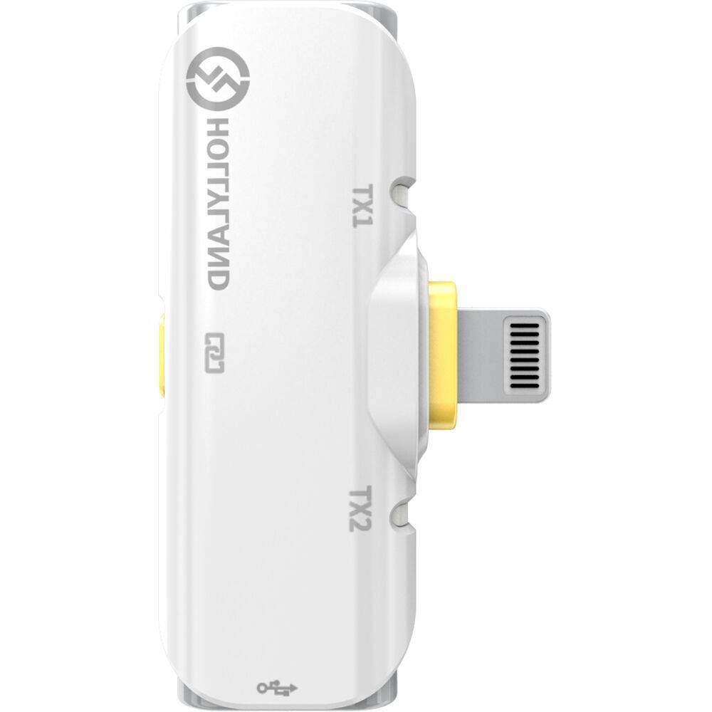 Hollyland LARK-C1-DUO-IOS-W Wireless Lavalier Microphone for Iphone Duo - Image 3