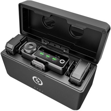 Hollyland Lark-Max Duo-B All in One Dual Wireless Lavalier Microphone System