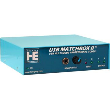 Henry Engineering USB Matchboxii a USB to XLR Audio Codec / Replace the