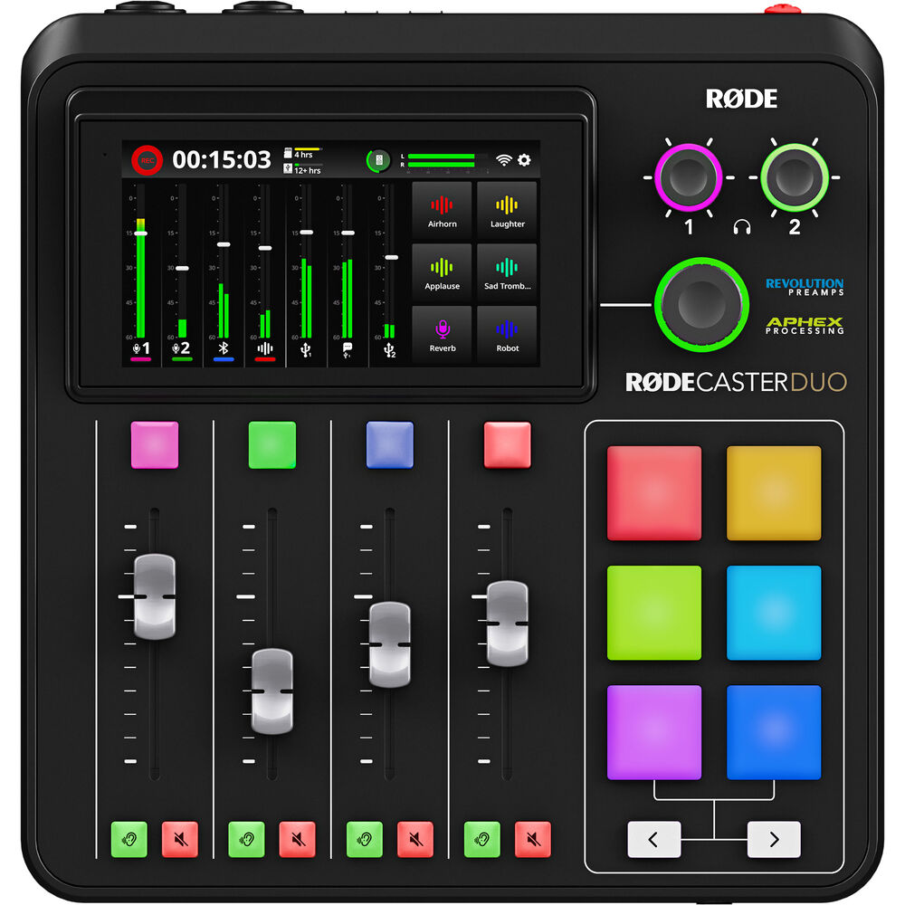 RØDE RØDECaster Duo Compact Integrated Audio Production Studio for Podcasters - Image 2