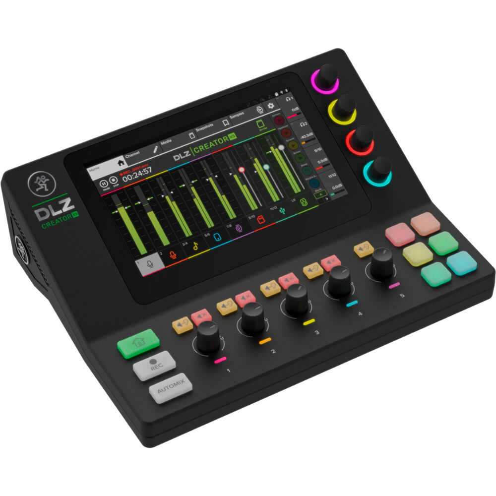 Mackie Dlz-Creator-XS Compact Adaptive Digital Mixer for Podcasting and