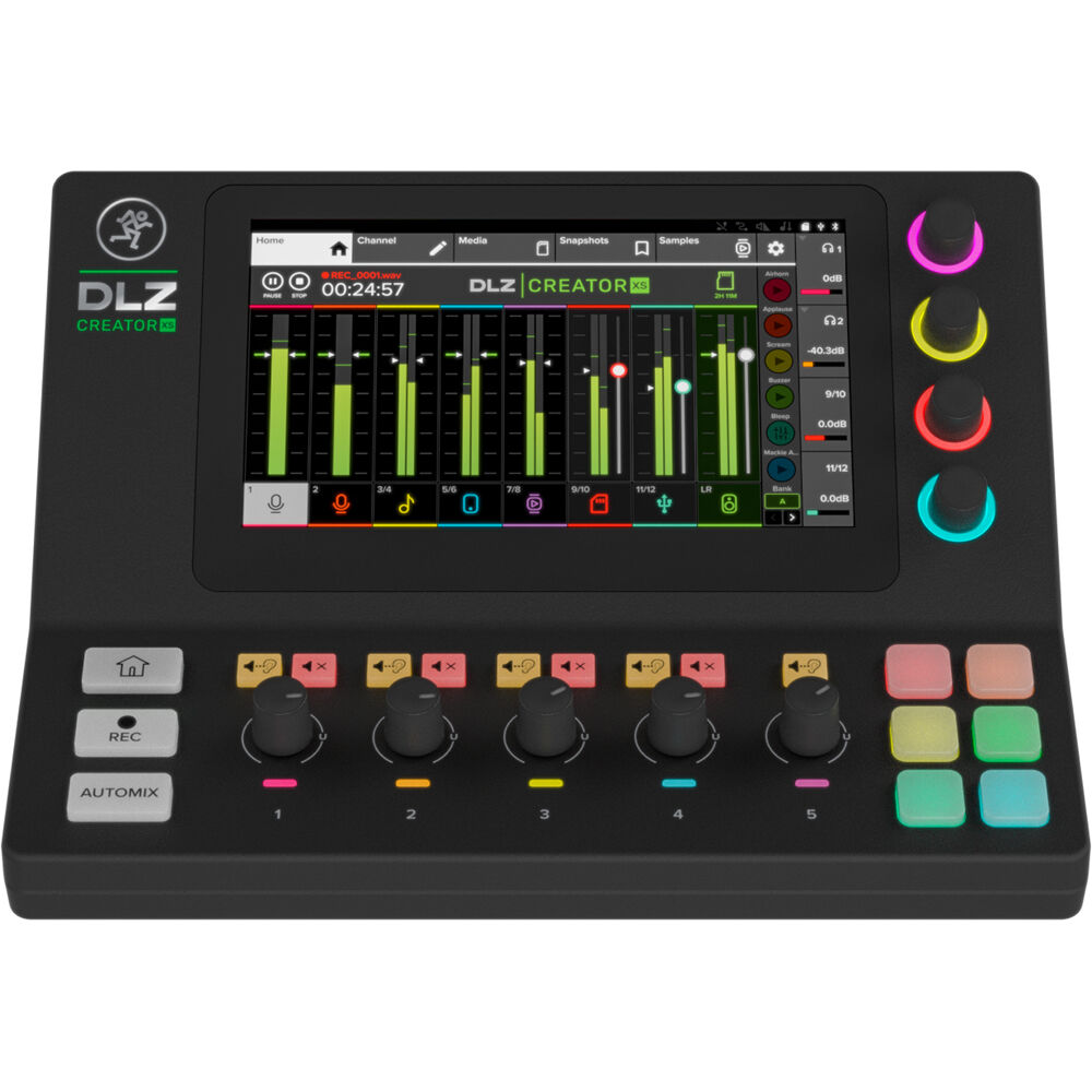 Mackie Dlz-Creator-XS Compact Adaptive Digital Mixer for Podcasting and - Image 2