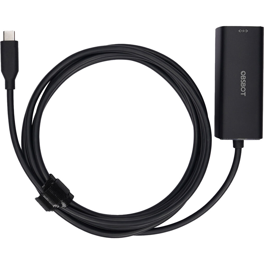 OBSBOT-OEB-2201-CT USB-C to Ethernet POE Adapter for Stable Ethernet - Image 2