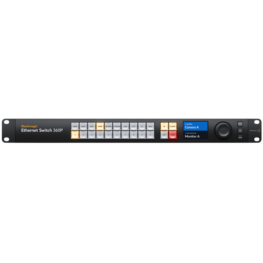 Blackmagic Design BMD-DWCSWA/MODC360P Ethernet Switch 360P Designed for SMPTE