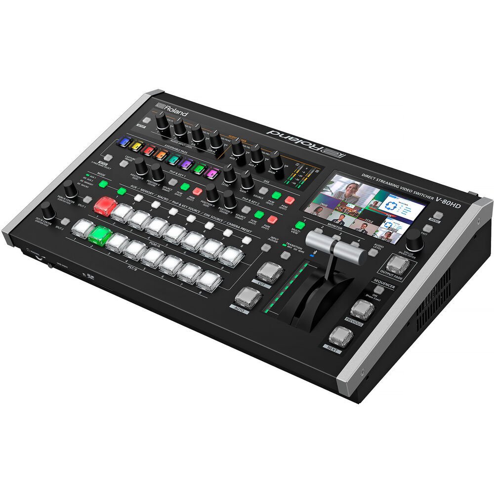 Roland V-80HD HD Video Switcher – 6 Channel Streaming and SRT - Image 2