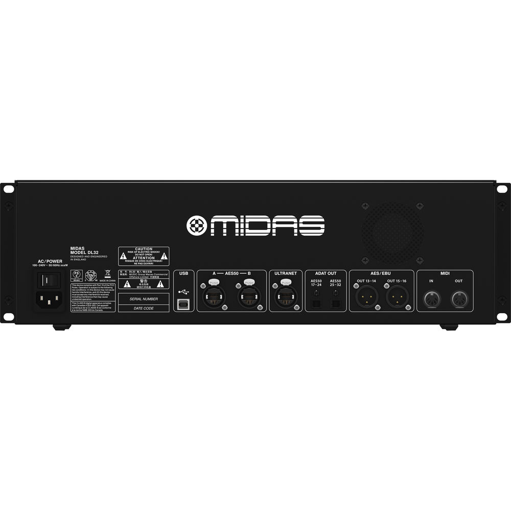 MIDAS-DL32 32 Input, 16 Output Stage Box - Image 3