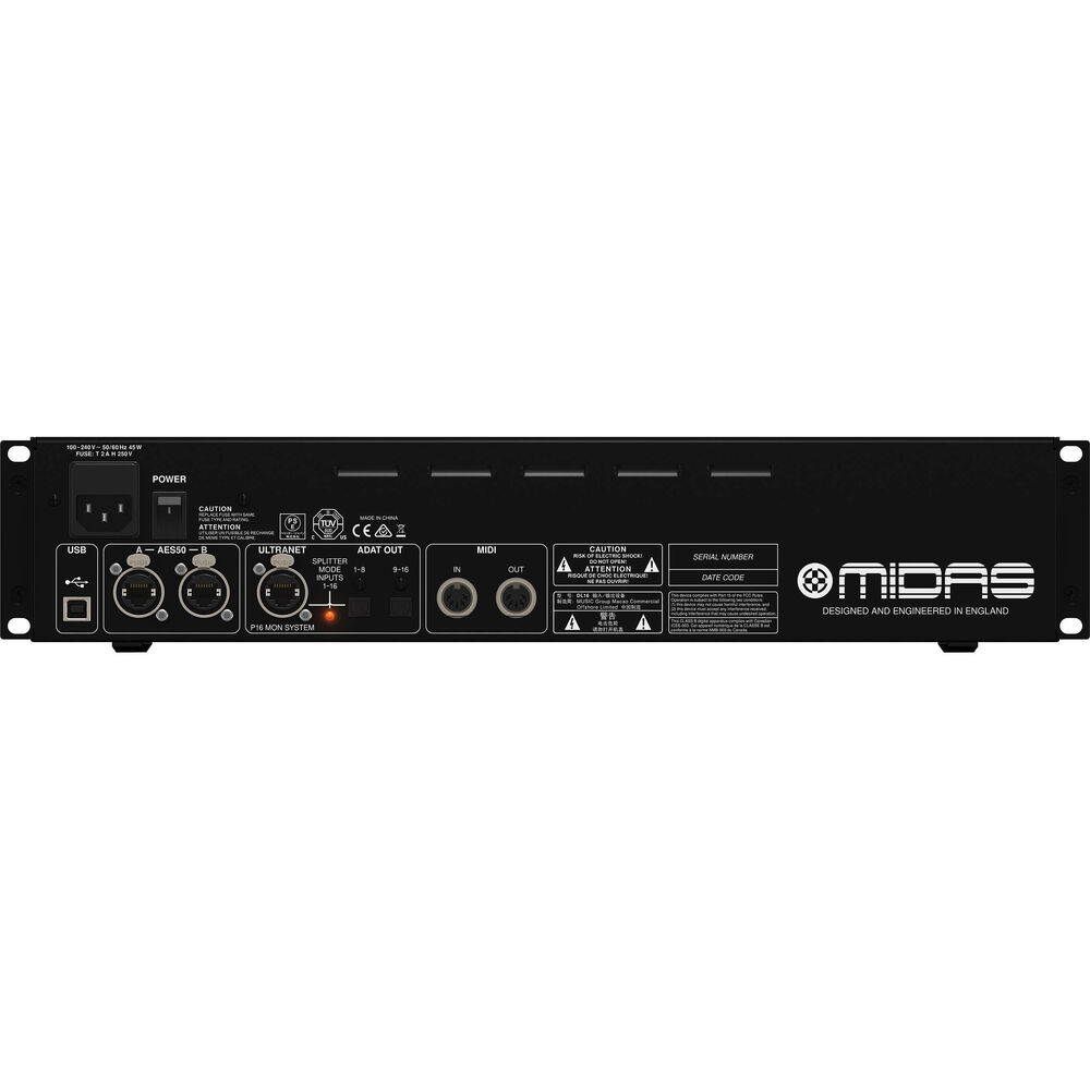 MIDAS-DL16 16-Input / 8-Output Stage Box - Image 2